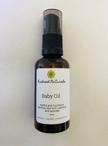 Natural and organic baby oil